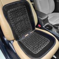 Kelvenix BEADED CAR SEAT COVER MASSAGING RELAX UNIVERSAL in Black