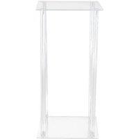 SPETLEK 100cm Clear Acrylic Flower Stand | Size: 1000L