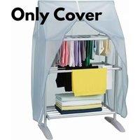 EONLION 3 Tier Heated Airer Cover For Quick Drying in Light Blue | Size: 100 cm