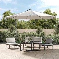 Berkfield Home Cantilever Umbrella 3.5 m Sand White