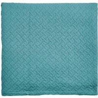 Ted Baker 'Diagonal T' Cotton Matelasse Throw in Teal | Size: 250 cm x 260 cm