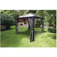 GLENDALE GARDEN & LEISURE LTD Peninsula Polycarbonate 4x3m Curtain set Grey