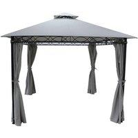 GLENDALE GARDEN & LEISURE LTD Marco polo gazebo 3x3m GREY