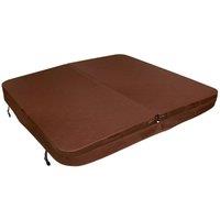 Monstershop 2.1m Hot Tub Spa Cover - Brown in Terracotta