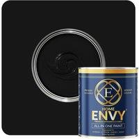 HOMES ENVY Indoor & Outdoor Multi Surface All-In-One Paint - 2.5L - Matt in Black Night