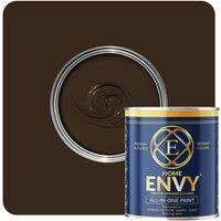HOMES ENVY Indoor & Outdoor Multi Surface All-In-One Paint - 2.5L - Matt in Dark Chocolate