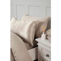 Silky Silks 100% Mulberry Silk Standard Pillowcase in Beige | Size: Standard Pillow Case