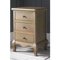 Time4sleep Loire 3 Drawer Bedside in Brown