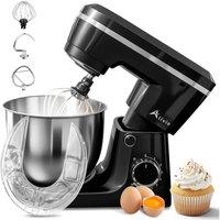 Alivio 5L Stand Mixer Multifunction Electric Kitchen Mixer 1500W Variable Speed in Black