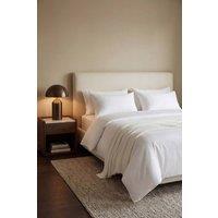 Bedable Sateen Cotton Pillowcase Pair 480 Thread Count in White | Size: Standard Pillow Case