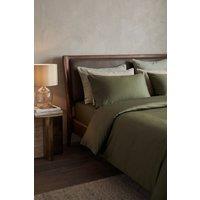 Bedable Sateen Cotton Pillowcase Pair 480 Thread Count in Green | Size: Standard Pillow Case