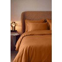 Bedable Sateen Cotton Pillowcase Pair 480 Thread Count in Terracotta | Size: Standard Pillow Case