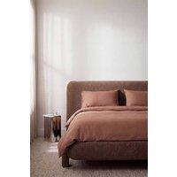 Bedable 100% Cotton Pillowcase Pair - Percale Cooling Sheets in Brown | Size: Standard Pillow Case