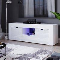 HD Designs Vida Designs Eclipse 2 Door 1 Drawer LED TV Unit in White
