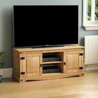 HD Designs Vida Designs Corona 2 Door 1 Shelf Flat Screen TV Unit in Brown