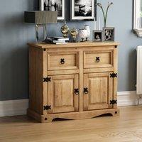 HD Designs Vida Designs Corona 2 Door 2 Drawer Sideboard in Brown