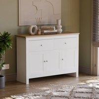 HD Designs Vida Designs Arlington 2 Drawer 3 Door Sideboard in White