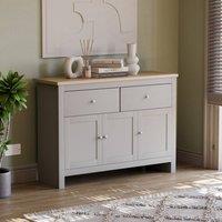 HD Designs Vida Designs Arlington 2 Drawer 3 Door Sideboard in Grey
