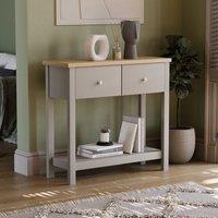 HD Designs Vida Designs Arlington 2 Drawer Console Table in Grey