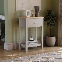 HD Designs Vida Designs Arlington 1 Drawer Console Table in Grey