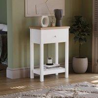 HD Designs Vida Designs Arlington 1 Drawer Console Table in White