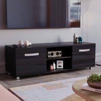 HD Designs Vida Designs Cosmo 2 Door TV Unit, 120cm in Black