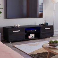 HD Designs Vida Designs Cosmo 2 Door LED TV Stand Unit, 140cm in Black