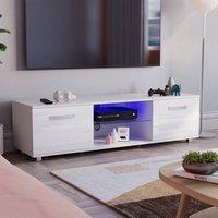 HD Designs Vida Designs Cosmo 2 Door LED TV Stand Unit, 140cm in White
