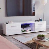 HD Designs Vida Designs Cosmo 2 Door LED TV Unit, 160cm in White