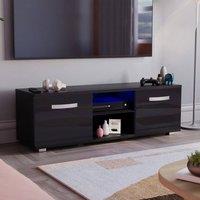 HD Designs Vida Designs Cosmo 2 Door LED TV Unit, 120cm in Black