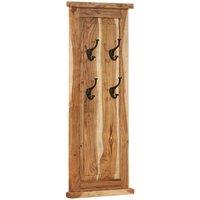 Berkfield Home Coat Racks 2 pcs Solid Wood Acacia 38x100 cm in Brown