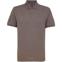 Asquith & Fox Men's Short Sleeve Performance Blend Polo Shirt in Light Grey | Size: 3XL