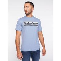One True Saxon Men's Forever T-Shirt in Blue | Size: Medium