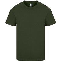 Casual Classics Men's Ringspun Cotton T-Shirt in Dark Green | Size: Large