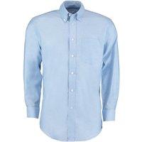 Kustom Kit Men's Oxford Classic Long-Sleeved Shirt in Light Blue | Size: 15 inches