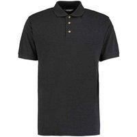 Kustom Kit Men's Workwear Heather Polo Shirt in Dark Grey | Size: XL