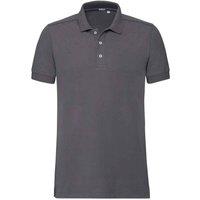 Russell Men's Pique Stretch Polo Shirt in Grey | Size: Small