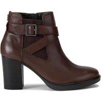 Carvela Women's 'Silver 2' Leather Boots in Dark Brown | Size: 8