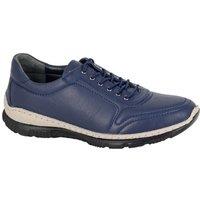 Mod Comfys Women's Leather Shoes in Navy | Size: 8