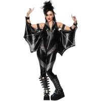 Fever Women's Rockstar Costume in Black | Size: Medium