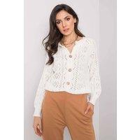 Love Lace Women's Long Sleeve Unzipped Cardigan in White