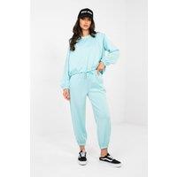 Love Lace Women's Soft Viscose Elastane Tracksuit Set in Aqua
