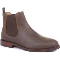 Jones Bootmaker Men's Debden Oiled Nubuck Leather Chelsea Boots in Brown | Size: 8