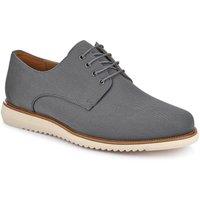 Jones Bootmaker Men's Laird Wide-Fit Lace-Ups in Grey | Size: 7