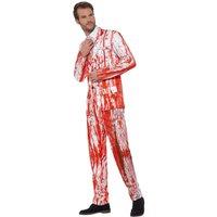 Smiffys Men's Blood Drip Costume Suit in Red | Size: XL