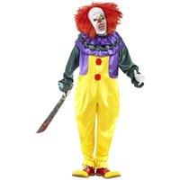 Smiffys Men's Classic Horror Clown Costume Set | Size: XL