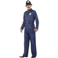 Smiffys Men's London Bobby Costume in Blue | Size: Medium