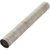 Living and Home 0.6x3m Self-Adhesive PVC Wear-resistant Wood Effect Flooring Sticker Wallpaper in Grey
