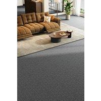 Living and Home 20Pcs 50x50cm Asphalt Backed Carpet Floor Tiles in Mid Grey | Size: 50x50 cm