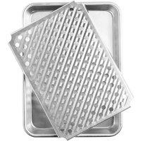 Nordic Ware Naturals Quarter Sheet With Multi-Task Oven & Cooling Rack in Silver